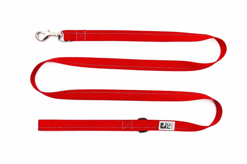 RC Pets Primary Leash-Red for Dogs