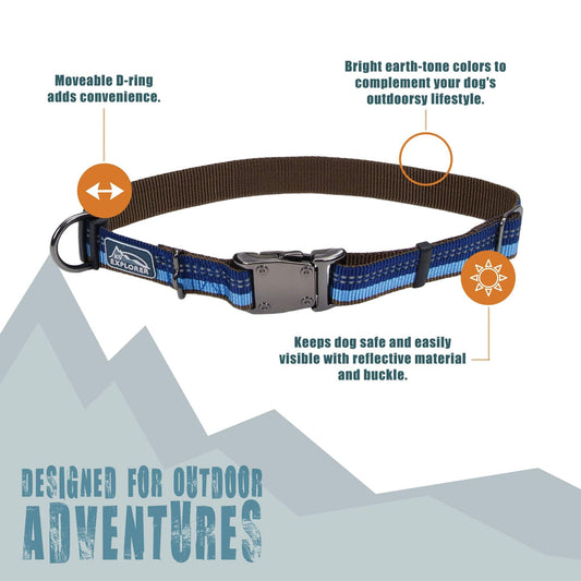 Coastal Pet Products Canyon K9 Explorer Brights Reflective Adjustable Dog Collar